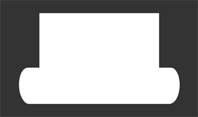 纸张向下摊开flash矢量动画